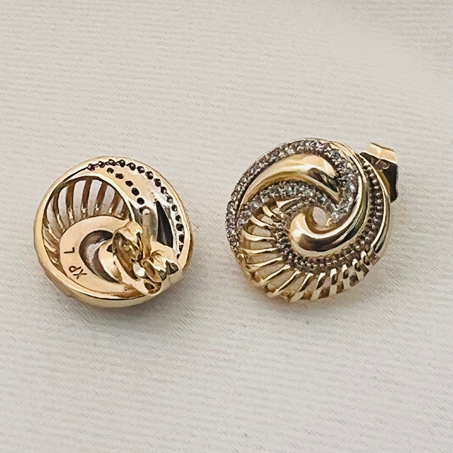 spiral earrings