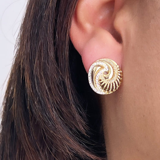 spiral earrings